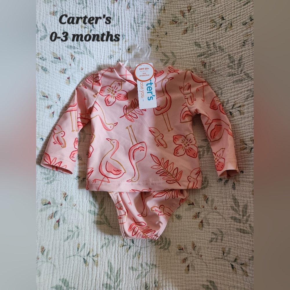 Carter's Girls Swimsuit Size 0-3 Months